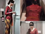 Polisi usut Video HOT Wanita Kebaya Merah