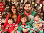 L.Messi Rayakan Natal di Rosario