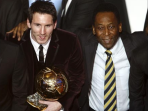 Pele Beri Ucapan Selamat Untuk Lionel Messi