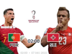 Portugal vs Swiss di Babak 16 Besar