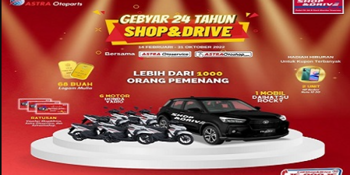 Shop&Drive Hadiahkan Mobil Untuk Pelanggan